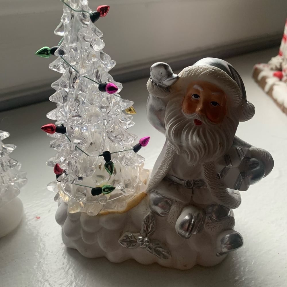 Festive Glass &  Plastic Holiday Figurines Set Of 3
4/$20 - Picture 2 of 7